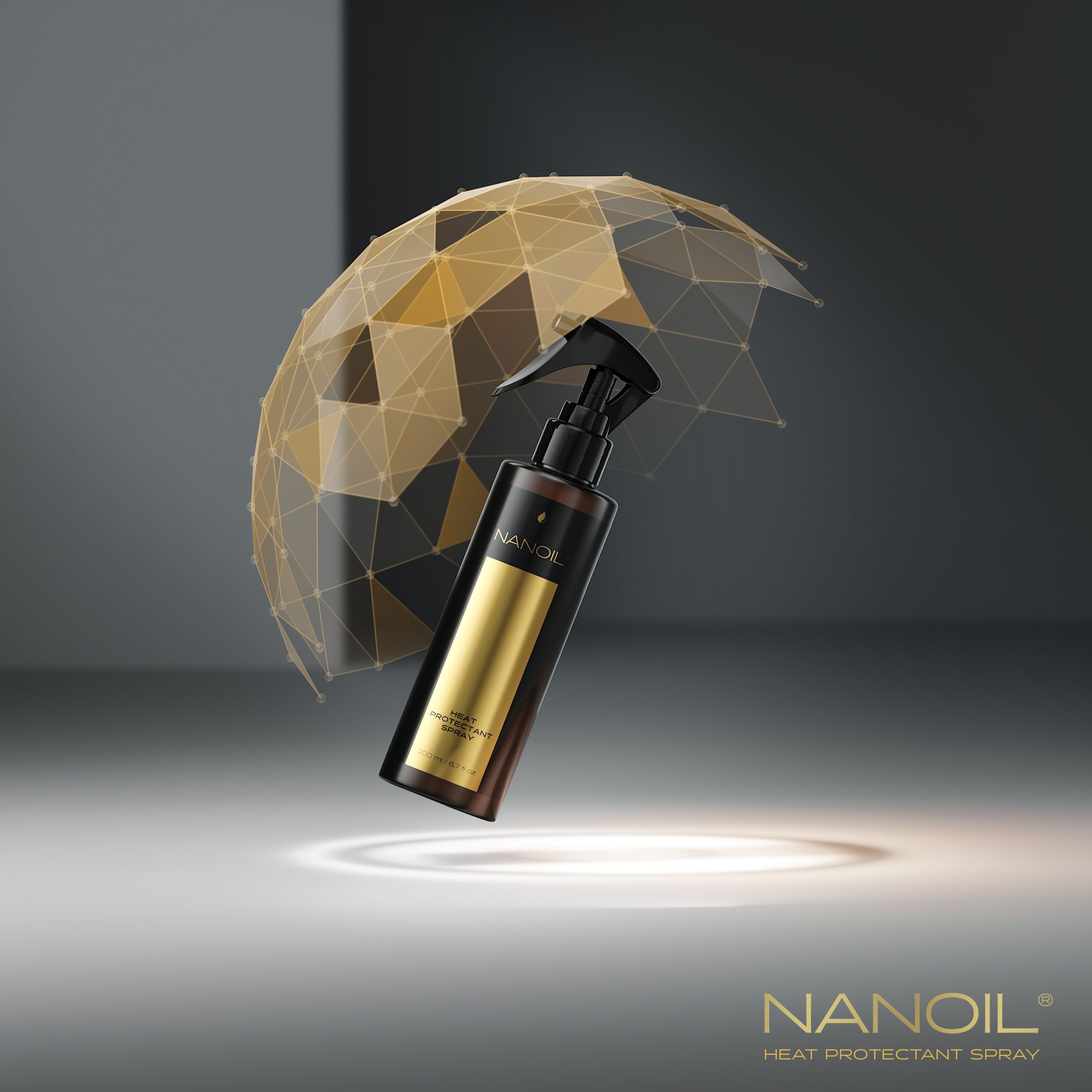 ochrana před teplem na vlasy Nanoil