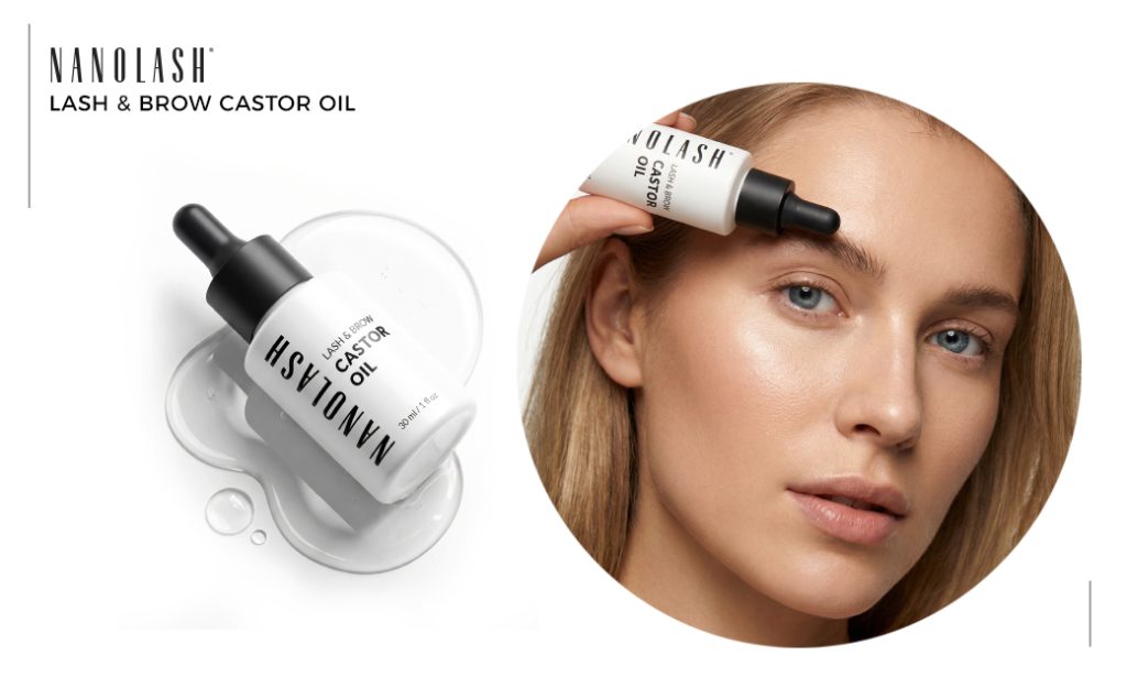nanolash ricinový olej na obočí