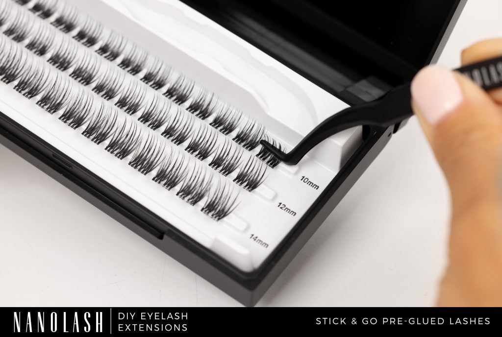 Průvodce: jak aplikovat předlepené řasy Nanolash Pre-Glued Lashes v pohodlí domova