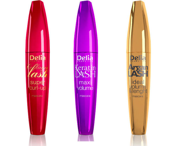 Tři nové maskary od společnosti Delia Cosmetics – Argan, Collagen a Keratin Lash